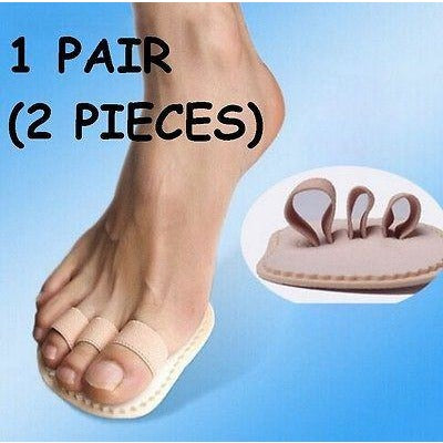 1 Pair~Toe Splint Corrector Straightener Triple Toe Hammer Claw Overlapping Toe