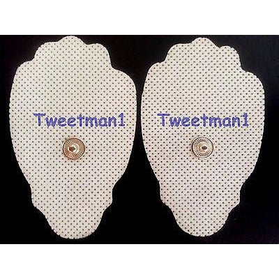 TENS Replacement Massage Pads Electrodes (20) 3.5mm Pin with Bonus
