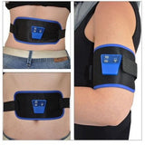 2X GEL AB Gymnic Body Massager Belt Arm/Leg/Waist/Muscle Toner Abdominal Thighs