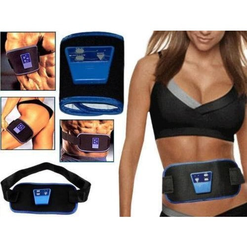 2X GEL AB Gymnic Body Massager Belt Arm/Leg/Waist/Muscle Toner Abdominal Thighs