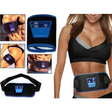 2X GEL AB Gymnic Body Massager Belt Arm/Leg/Waist/Muscle Toner Abdominal Thighs
