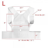 Adjustable Magnetic Posture Back Shoulder Corrector Support Brace Belt Therapy