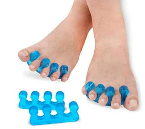 Silicone Manicure Pedicure Nails Finger Separator Flexible Finger Toe Spacers Pr