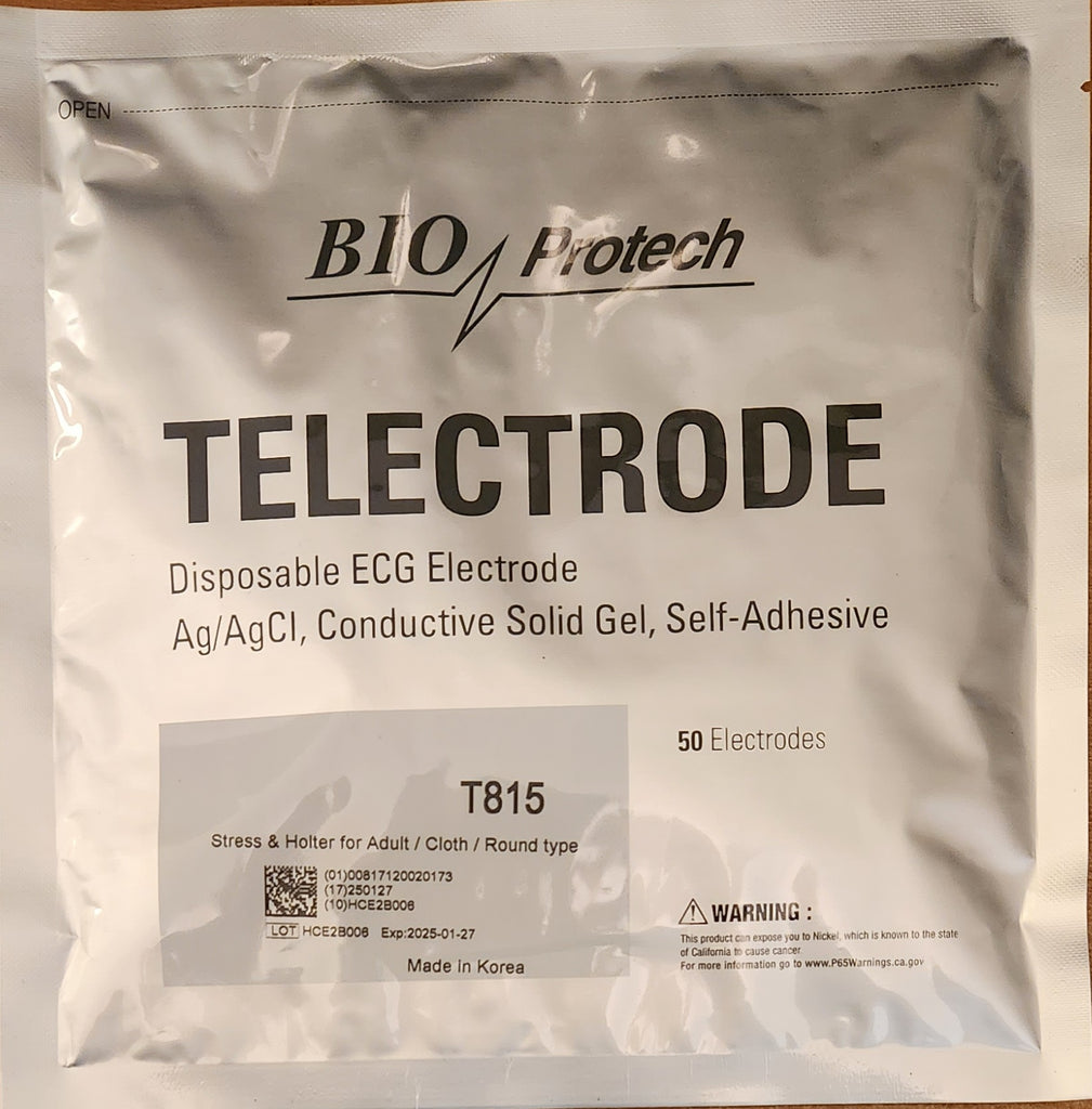 200 Pcs ECG EKG electrodes Cloth 55mm Resting, Exercise, Amb Electrodes T815