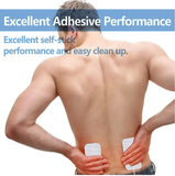 RECTANGULAR WIRED ELECTRODE PADS 2.5"x1.7" (16) FOR TENS DIGITAL ELECTRIC MASSAGER