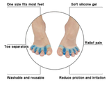Pair Protective Toe Separators Suitable Bunion Corrector Soft Comfortable Gel