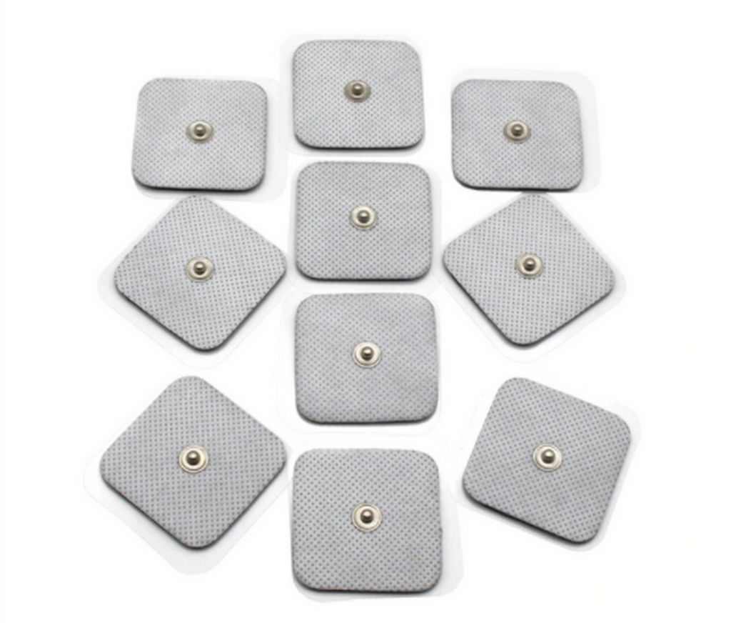 Electrode pad massage pads  (10) compatible with Healy Frequency TENS 4x4cm