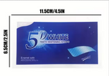 5D Advanced Teeth Whitening Strips (14 Strips) 7 Upper 7 Lower Hydrogen Peroxide