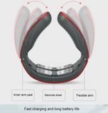 Electric Cervical Neck Massager 6 Mode Pulse - Rechargeable USB