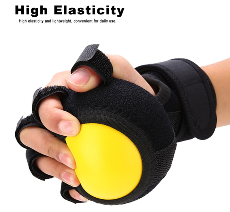 Deluxe Anti-Spasticity Hand Ball Splint- Functional Impairment Finger ...