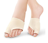 Pair Bunion Big Toe Protector Fabric w/ 5mm Thick Gel Foot Sleeve Relieve Pain