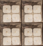 32x Square Compex Compatible Electrodes Pads 2x2" Concave Stud Electrodes