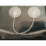 4 Circle Shaped Massage Pads 2.5cm Wired Electrodes for Microcurrent toning