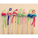 Japanese Handmade Bamboo Earpick (5 Pcs) Clean Wax Removers with Doll Heads