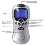 DIGITAL MASSAGER MULTI-FUNCTION Therapy Machine Estim  + 12 ELECTRODE PADS NEW!