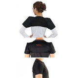 Tourmaline Heat  Back Shoulder Posture Postural Brace Support for Pain Relief Large