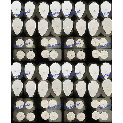Replacement Electrode Pads (32 Lg + 32 Sm Oval) for Eliking Massager