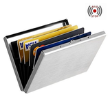 Stainless Steel Credit Card ID Wallet Bank Business Card Holder Unisex RFID
