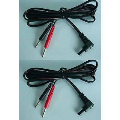6 TENS Unit Lead Wires FOR INTENSITY 10 TENS 2500 3000 7000 EMS 7500 TWIN STIM