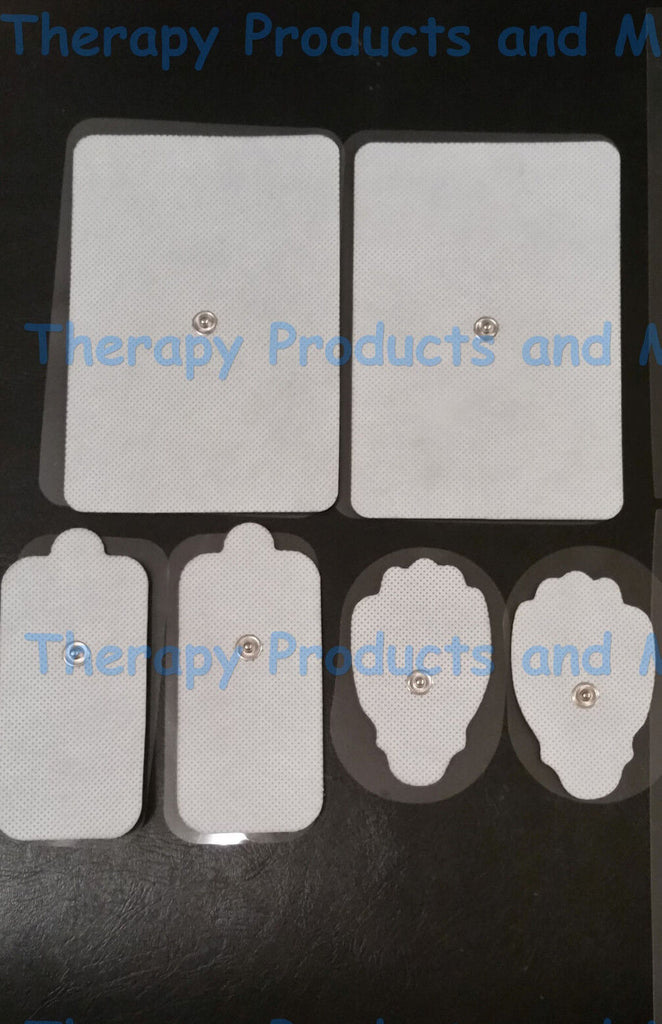 EXTRA LARGE (2) + 2 RECTANGULAR + 2 LG MASSAGE PADS PLUS 2 BONUS OVAL TENS PADS