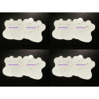8 Pairs Replacement Pads (16) for Slimming Pain Relief Electronic Pulse Massager