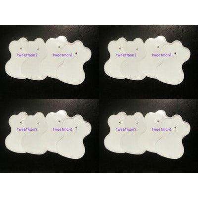 8 Pairs Replacement Pads (16) for Slimming Pain Relief Electronic Pulse Massager
