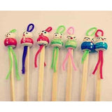 Japanese Handmade Bamboo Earpick (20 Pcs) Clean Wax Removers with Doll Heads