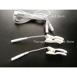 Interchangeable Electrodes Lead Cables 2 Ear Clip + 2.5mm Cable + Pads