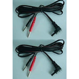 6 TENS Unit Lead Wires FOR INTENSITY 10 TENS 2500 3000 7000 EMS 7500 TWIN STIM