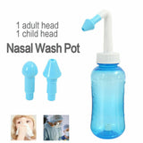300ml Nasal Wash Neti Pot Nose Cleaner Bottle Nasal Irrigator Saline Allergic