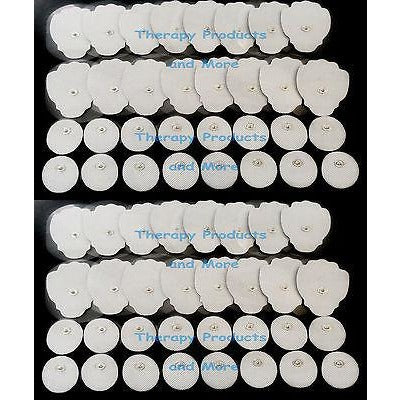 REPLACEMENT MASSAGE PADS (32 LG + 32 SM OVAL) FOR POPULAR DIGITAL MASSAGERS