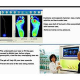 2 Silicone Gel Orthopedic Metatarsal Rings Help Correct Hammer Toe Seperator