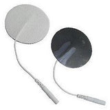 CIRCULAR MASSAGE PADS 3.5 cm (4) WIRED ELECTRODES MICROCURRENT FACIAL TONING