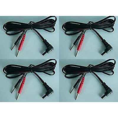 10 TENS Unit Lead Wires with Pin Connectors, 45" 4 ea (5 Pair) SAME DAY SHIPPING