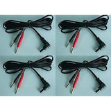10 TENS Unit Lead Wires with Pin Connectors, 45" 4 ea (5 Pair) SAME DAY SHIPPING