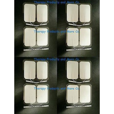 WIRED ELECTRODE PADS LG RECTANGULAR (16) FOR TENS DIGITAL ELECTRIC MASSAGER