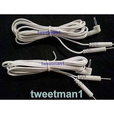 ELECTRODE LEAD WIRES 2.5mm PLUG PAIR COMPATIBLE W/ MAGIC TOUCH PRO SERIES 104