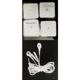 Compatible Cable and Pads (8) For Omron PM3030 HV-F125, HV-F126, HV-F127, HV-F128