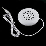 Mini White 3.5mm Pillow Speaker for MP3 MP4 Player iPhone iPod CD Radio FC0