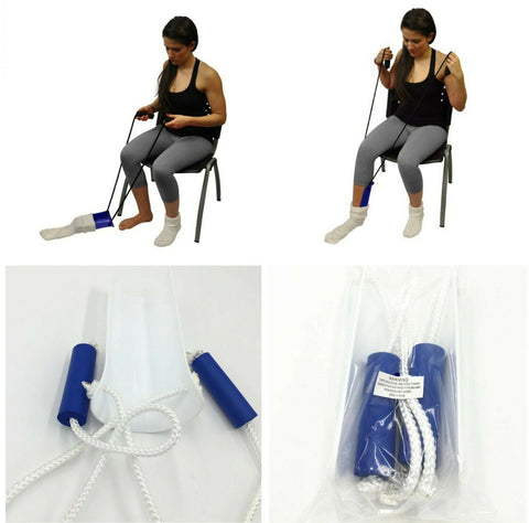 Sock Aid Kit Slider Helper Aids with No Bending For Hip Replacement Pregnancy