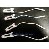 4 CLIP CLAMP ELECTRODES to 2mm Female Pigtail Adapter for TENS Massager Erostek