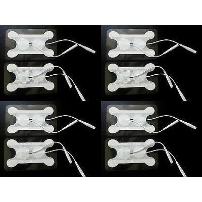 Speech Therapy Electrodes Pads (8) 2mm Pin Esophageal Dysphasia Estim Swallowing