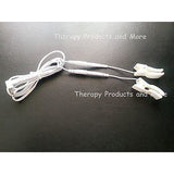 Interchangeable Electrodes Lead Cables 2 Ear Clip + 2.5mm Cable