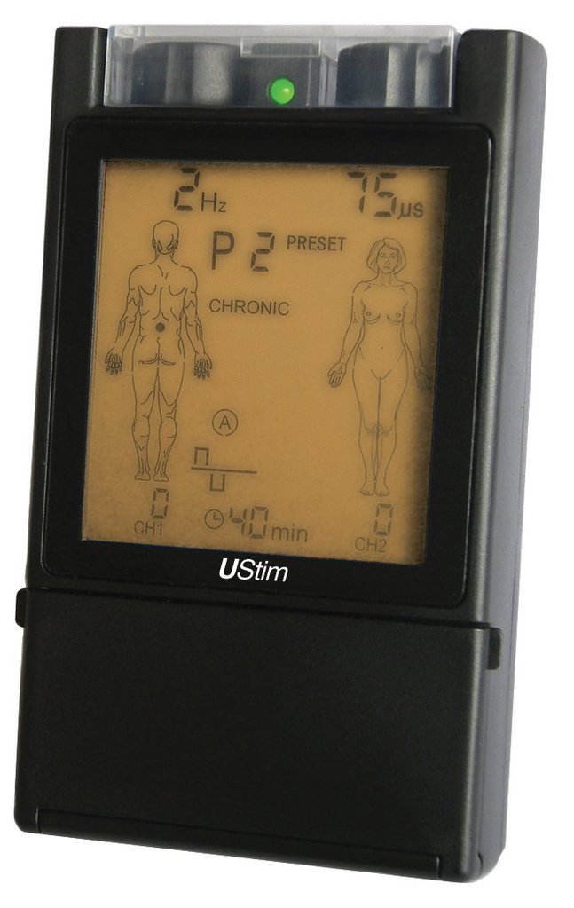 USTIM EMS Muscle Stimulator for Pain Relief Muscle Injury Dual Channel