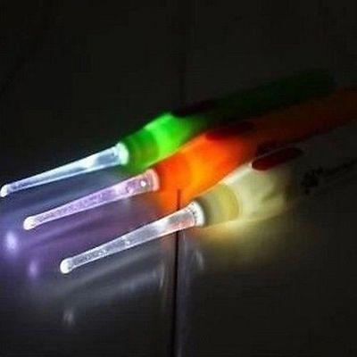 6x Lot of LED Flashlight Glowing Ear Pick Ear Wax Remover Removal Tool Cleaner