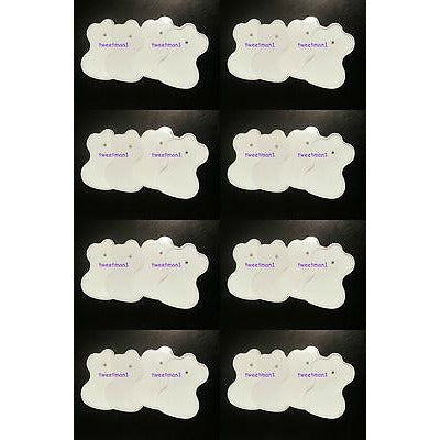 Electrode Pads (32) 16 Pairs for Eliking Digital Massager/Therapy Machine/TENS/