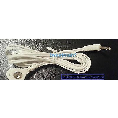 ELECTRODE LEAD CONNECTOR WIRE CABLE 2.5mm for Health Herald Digital Massager