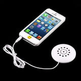 Mini White 3.5mm Pillow Speaker for MP3 MP4 Player iPhone iPod CD Radio FC0