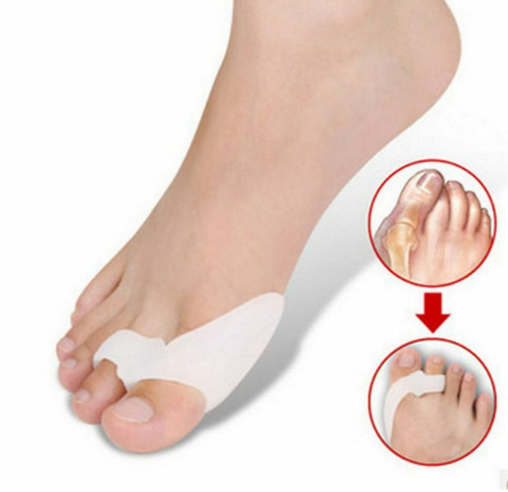 1 Pair Gel Toe Separator Support Bunion Pain Relief Unisex Foot Care Aid Reuse