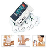 Gold Hand Electrotherapy Tens Therapy Massager package with Conductive Gloves